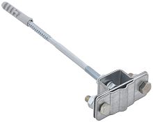 Держатель фасадный IEK KARAT 120мм для полосы 40мм и прутка 6-10мм картинка